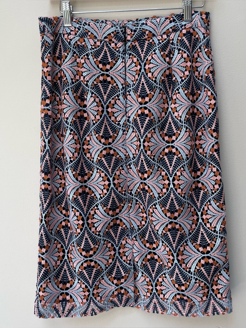 Anthropologie Moulinette Soeurs Svetla Lace Knit Midi Pencil Skirt Size 6 - Picture 6 of 10